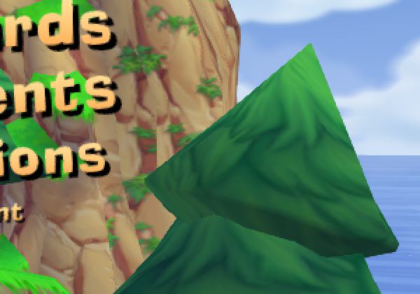 The same frame with FixFxaa=1: edges smoothed