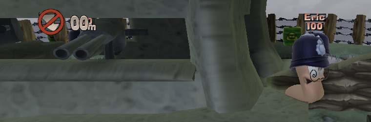 The HUD and world label absent before hello-spice is enabled